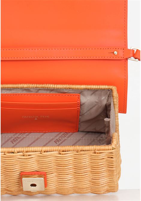 Orange Fly Bamby shoulder bag for women PATRIZIA PEPE | 2B0111/V017FE47